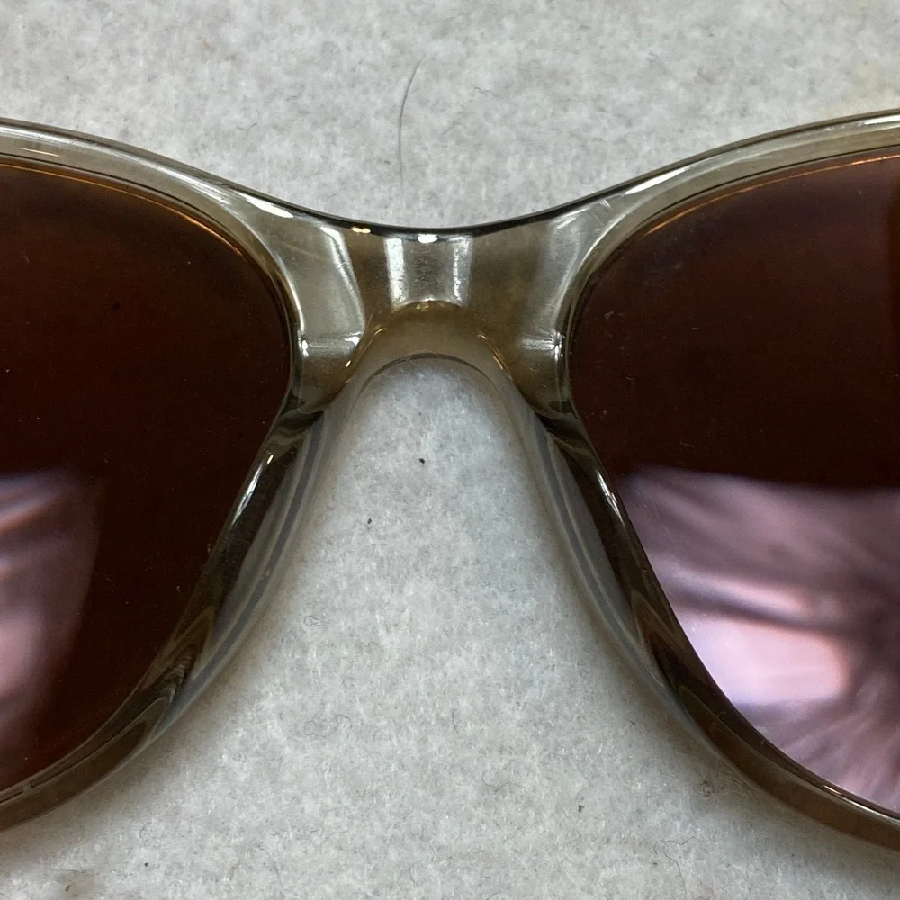 Costa Catherine Sunglasses Brown Polarized Cat Eye 06S2012 Gold Trim 57mm